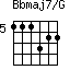 Bbmaj7/G=111322_5