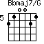 Bbmaj7/G=210021_5