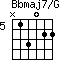 Bbmaj7/G=N13022_5