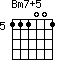 Bm7+5=111001_5