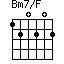 Bm7/F=120202_1