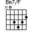 Bm7/F=N03432_1