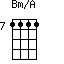 Bm/A=1111_7