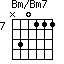 Bm/Bm7=N30111_7