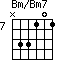 Bm/Bm7=N33101_7