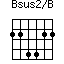 Bsus2/B=224422_1