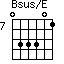 Bsus/E=033301_7