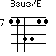 Bsus/E=113311_7