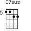 C7sus=1122_5
