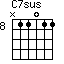 C7sus=N11011_8