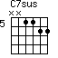 C7sus=NN1122_5