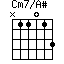 Cm7/A#=N11013_1