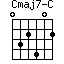Cmaj7-C=032402_1