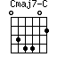 Cmaj7-C=034402_1