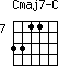 Cmaj7-C=3311_7