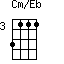 Cm/Eb=3111_3