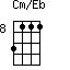 Cm/Eb=3111_8