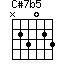 C#7b5=N23023_1