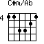 C#m/Ab=113321_4