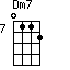 Dm7=0112_7