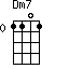 Dm7=1101_0
