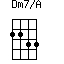 Dm7/A=2233_1