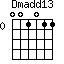 Dmadd13=001011_0