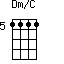 Dm/C=1111_5