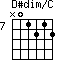 D#dim/C=N01212_7