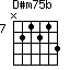 D#m75b=N21213_7