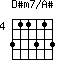 D#m7/A#=311313_4