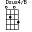 Dsus4/B=0203_1