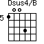 Dsus4/B=1003_5