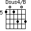 Dsus4/B=101303_5