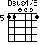 Dsus4/B=110001_5