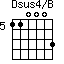 Dsus4/B=110003_5