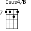 Dsus4/B=1121_7