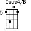 Dsus4/B=1301_5