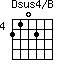 Dsus4/B=2102_4