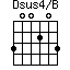 Dsus4/B=300203_1