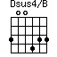Dsus4/B=300433_1