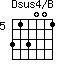 Dsus4/B=313001_5