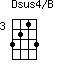 Dsus4/B=3213_3