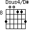Dsus4/D#=300113_8