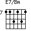 E7/Bm=113131_7