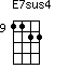 E7sus4=1122_9