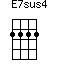 E7sus4=2222_1