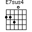 E7sus4=2230_1