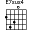 E7sus4=2430_1