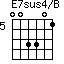 E7sus4/B=003301_5